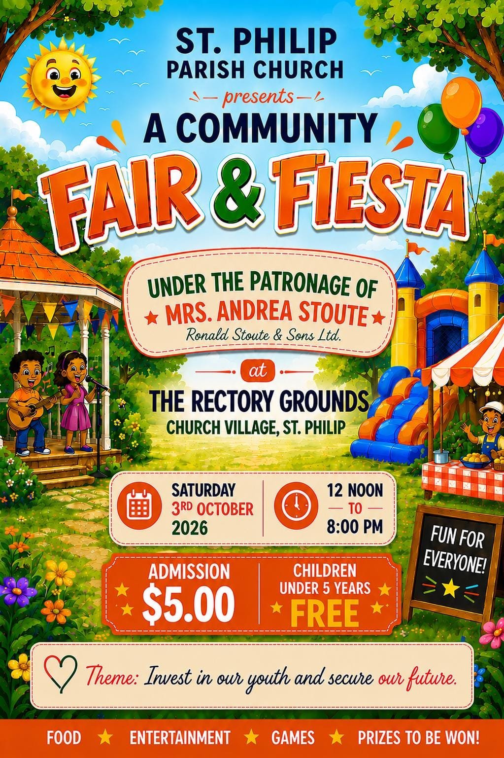 Official Poster for the Church Fair 2026